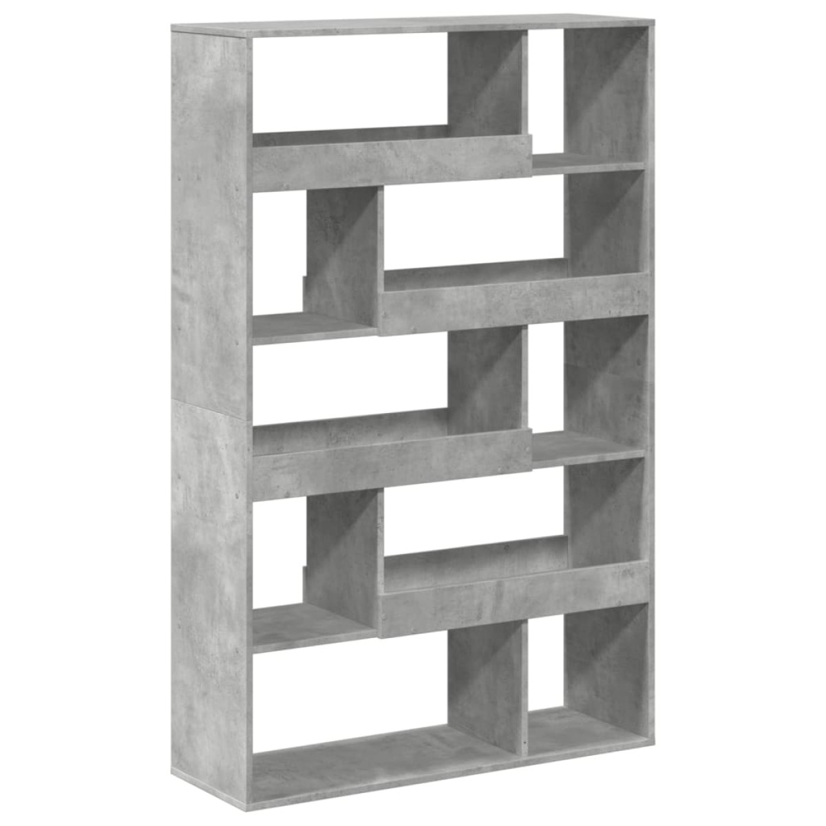 vidaXL Βιβλιοθήκη Γκρι Σκυροδέματος 100x33x156,5 εκ. Επεξεργ. Ξύλο