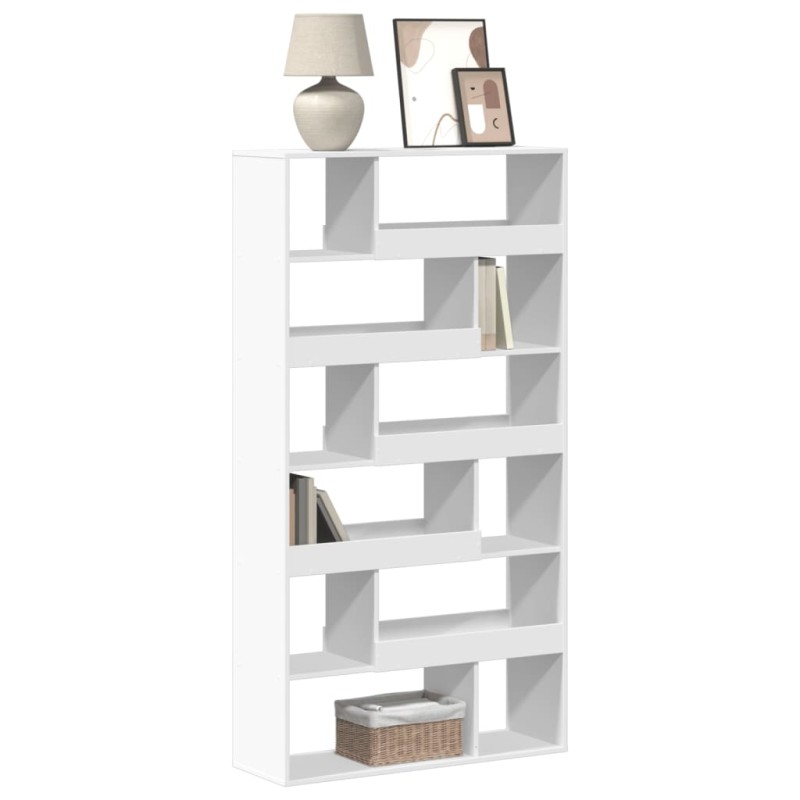 vidaXL Βιβλιοθήκη Λευκή 100x33x187,5 εκ. Επεξ. Ξύλο