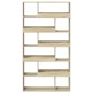 vidaXL Βιβλιοθήκη Sonoma Δρυς 100x33x187,5 εκ. από Επεξεργασμένο Ξύλο