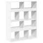 vidaXL Βιβλιοθήκη Λευκή 100x33x125,5 εκ. από Επεξεργασμένο Ξύλο