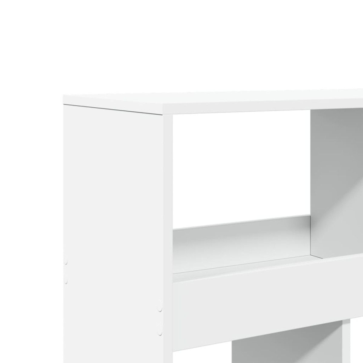 vidaXL Βιβλιοθήκη Λευκή 100x33x125,5 εκ. από Επεξεργασμένο Ξύλο