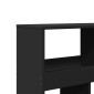 vidaXL Βιβλιοθήκη Μαύρη 100x33x125,5 εκ. από Επεξεργασμένο Ξύλο