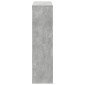 vidaXL Βιβλιοθήκη Γκρι Σκυροδέματος 100x33x125,5 εκ. Επεξεργ. Ξύλο