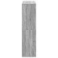 vidaXL Βιβλιοθήκη Γκρι Sonoma 100x33x125,5 εκ. από Επεξεργασμένο Ξύλο