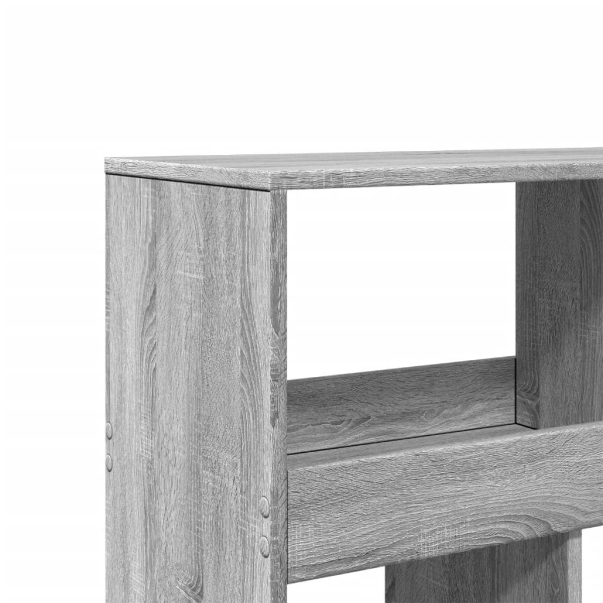 vidaXL Βιβλιοθήκη Γκρι Sonoma 100x33x125,5 εκ. από Επεξεργασμένο Ξύλο