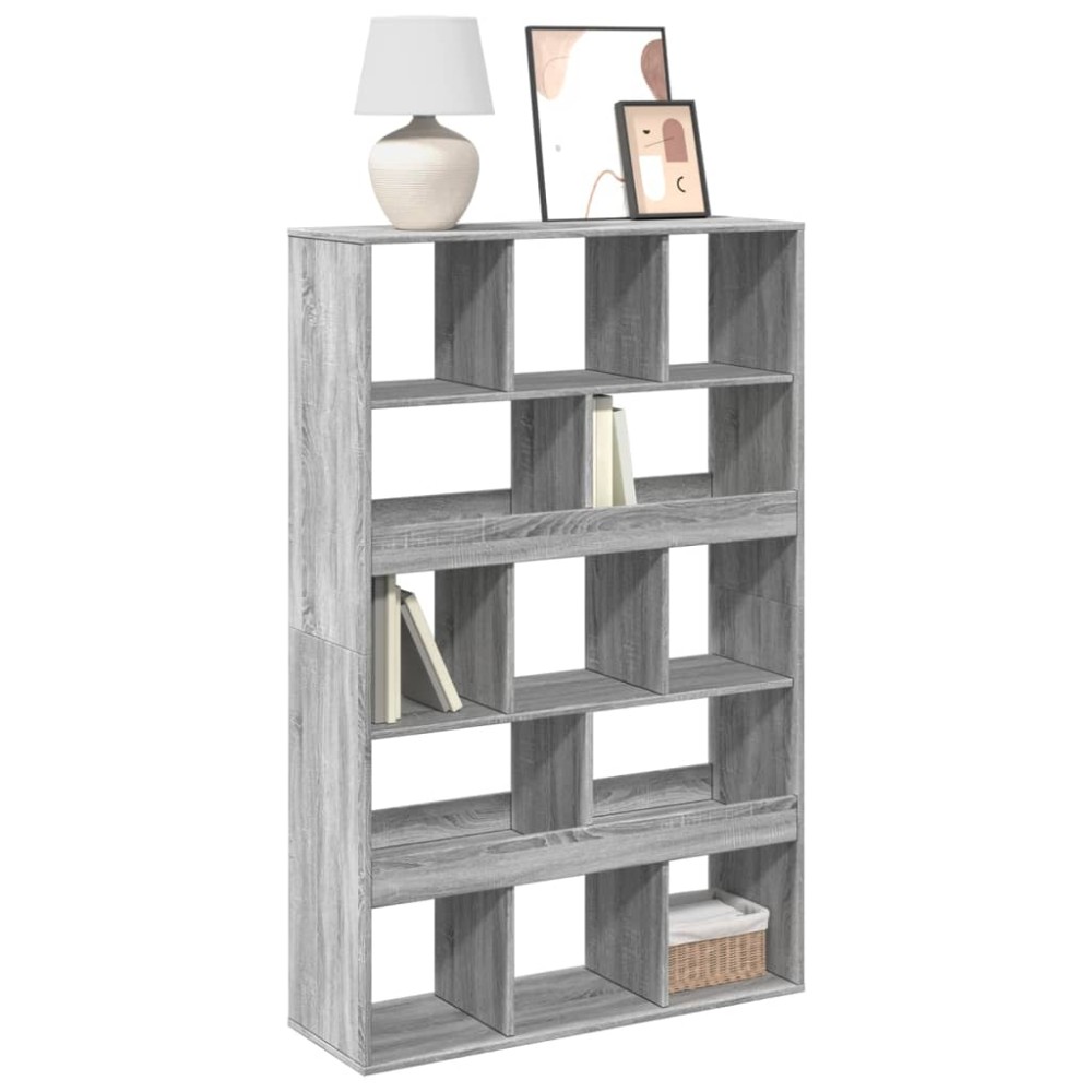 vidaXL Βιβλιοθήκη Γκρι Sonoma 100x33x156,5εκ. από Επεξεργ. Ξύλο