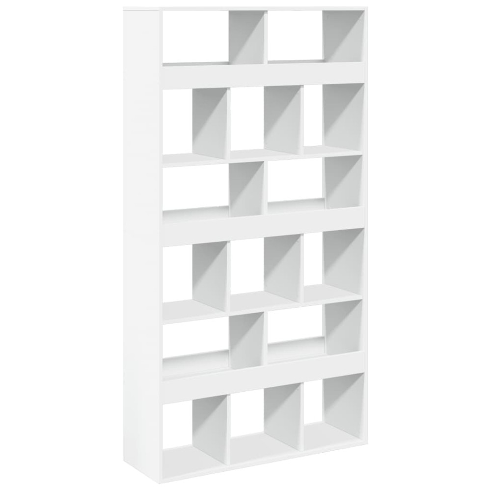 vidaXL Βιβλιοθήκη Λευκή 100x33x187,5 εκ. Επεξ. Ξύλο