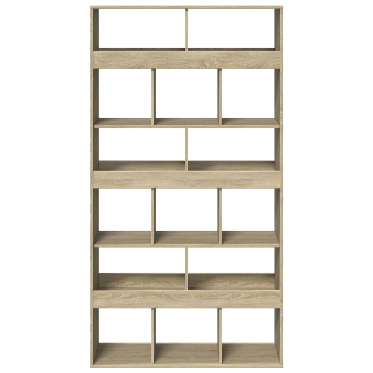 vidaXL Βιβλιοθήκη Sonoma Δρυς 100x33x187,5 εκ. από Επεξεργασμένο Ξύλο