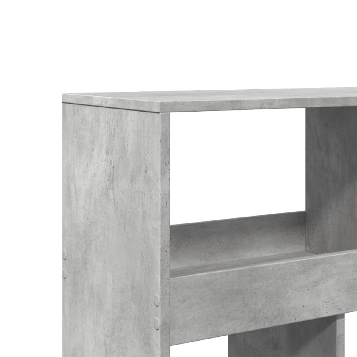 vidaXL Βιβλιοθήκη Γκρι Σκυροδέματος 100x33x187,5 εκ. Επεξεργ. Ξύλο
