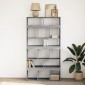 vidaXL Βιβλιοθήκη Γκρι Sonoma 100x33x187,5 εκ. από Επεξεργ. Ξύλο