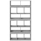 vidaXL Βιβλιοθήκη Γκρι Sonoma 100x33x187,5 εκ. από Επεξεργ. Ξύλο