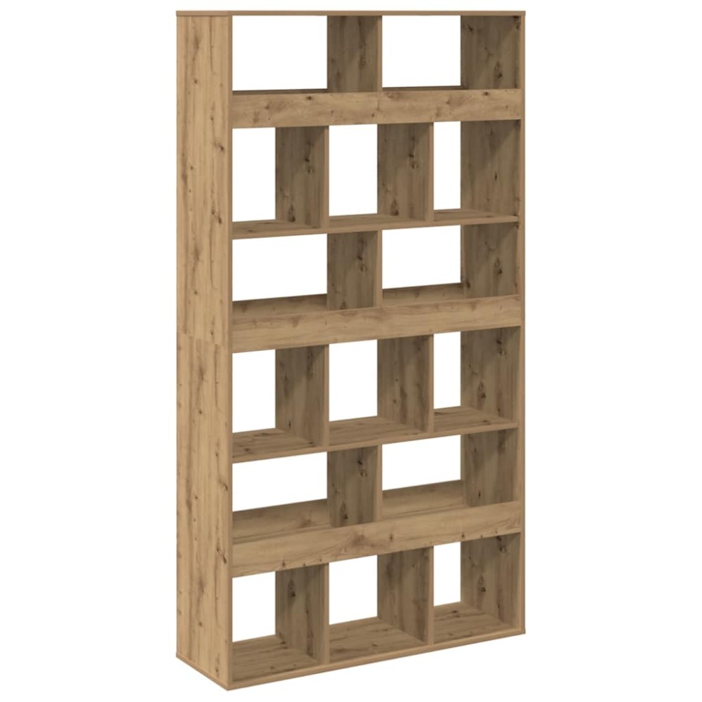 vidaXL Βιβλιοθήκη Αρτισιανή Δρυς 100x33x187,5εκ από Επεξεργασμένο Ξύλο