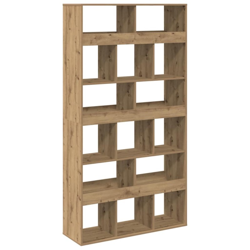 vidaXL Βιβλιοθήκη Αρτισιανή Δρυς 100x33x187,5εκ από Επεξεργασμένο Ξύλο