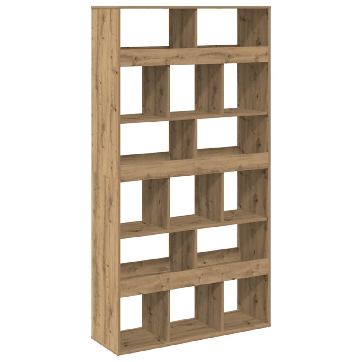 vidaXL Βιβλιοθήκη Αρτισιανή Δρυς 100x33x187,5εκ από Επεξεργασμένο Ξύλο