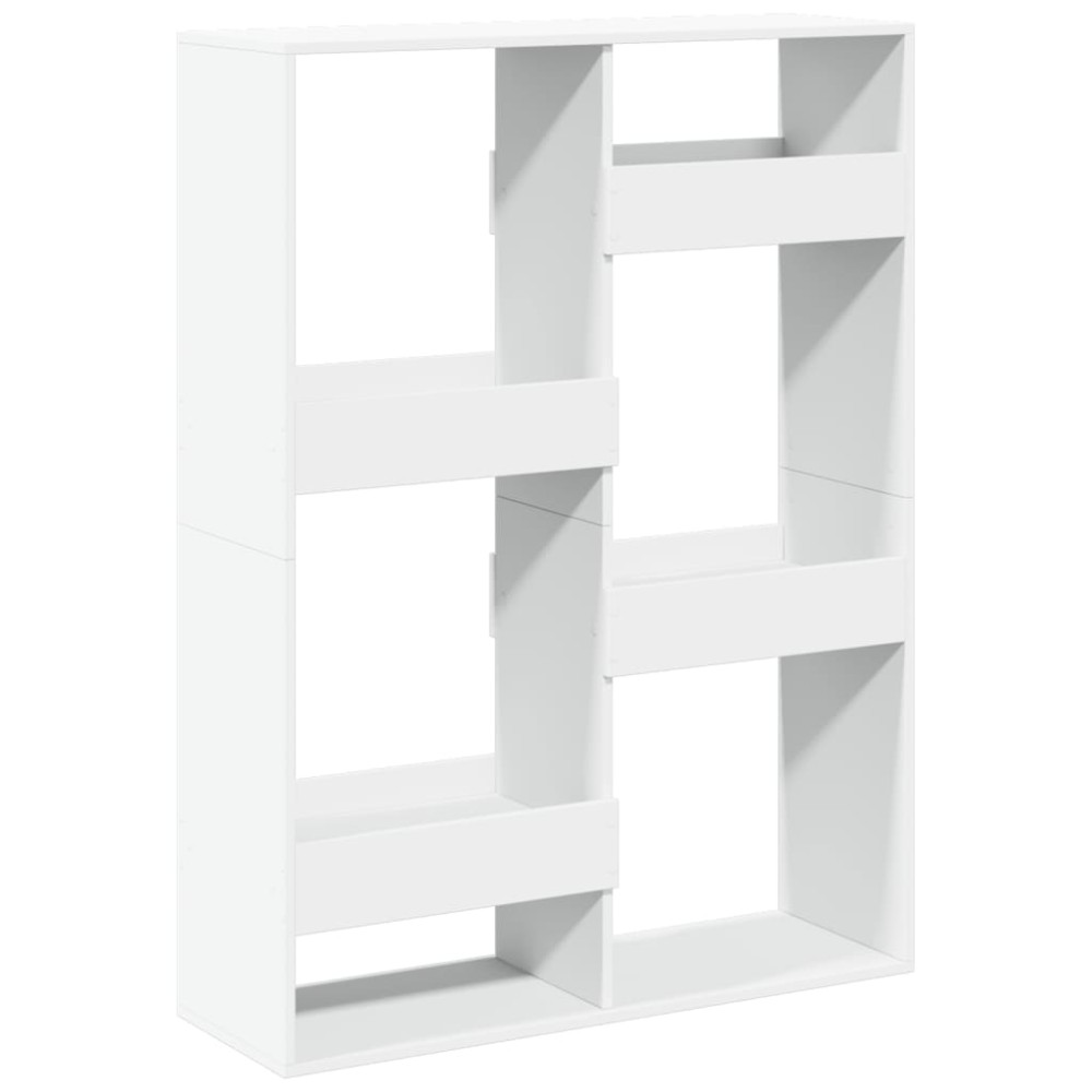 vidaXL Βιβλιοθήκη Λευκή 100x33x135 εκ. από Επεξεργασμένο Ξύλο