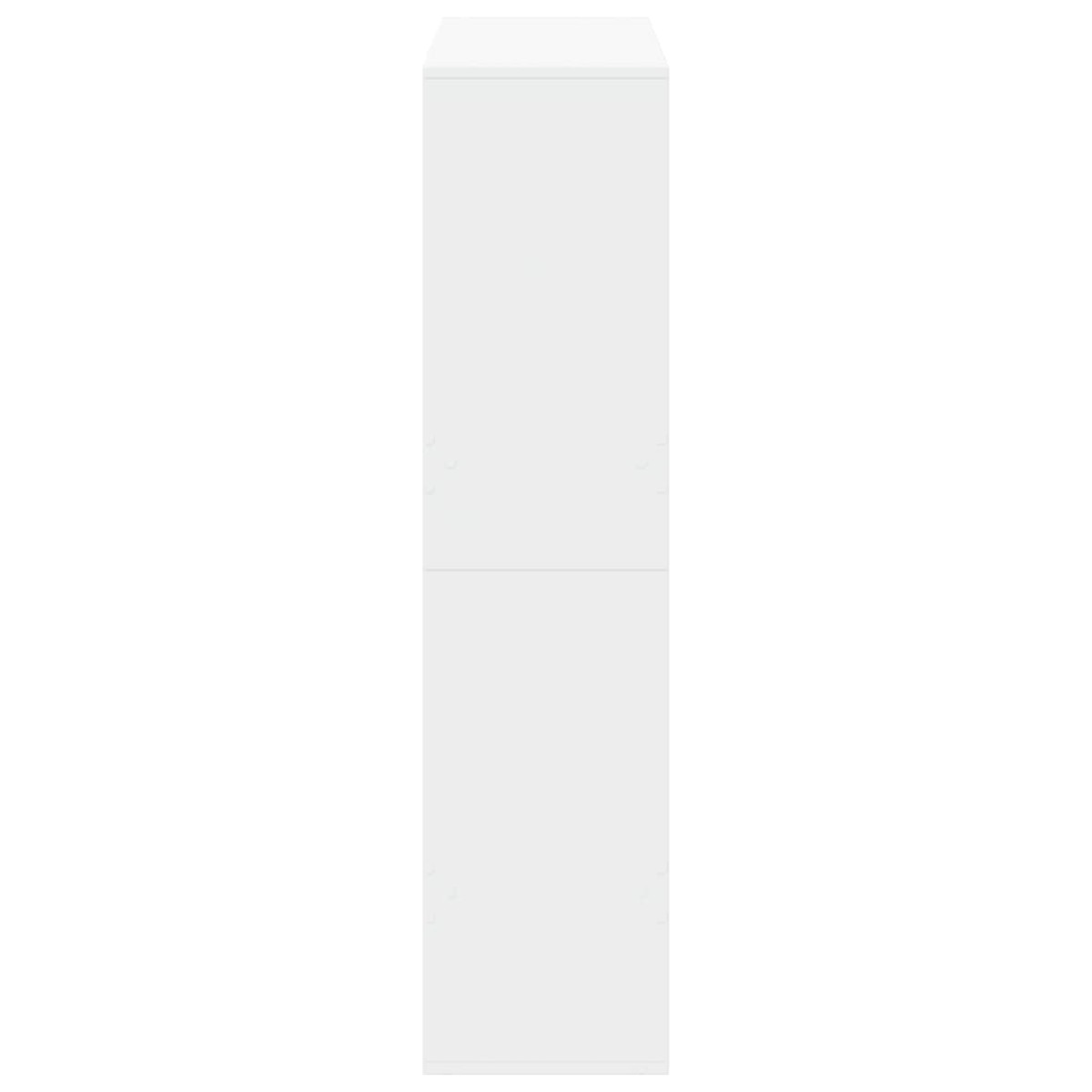 vidaXL Βιβλιοθήκη Λευκή 100x33x135 εκ. από Επεξεργασμένο Ξύλο