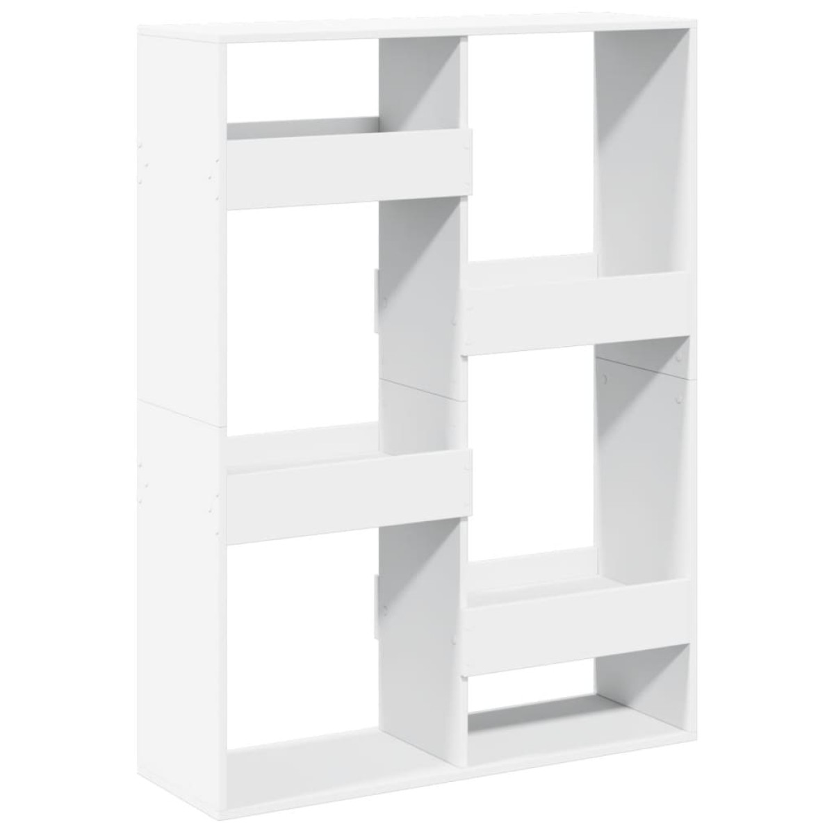 vidaXL Βιβλιοθήκη Λευκή 100x33x135 εκ. από Επεξεργασμένο Ξύλο