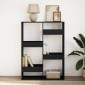 vidaXL Βιβλιοθήκη Μαύρη 100x33x135 εκ. από Επεξεργασμένο Ξύλο