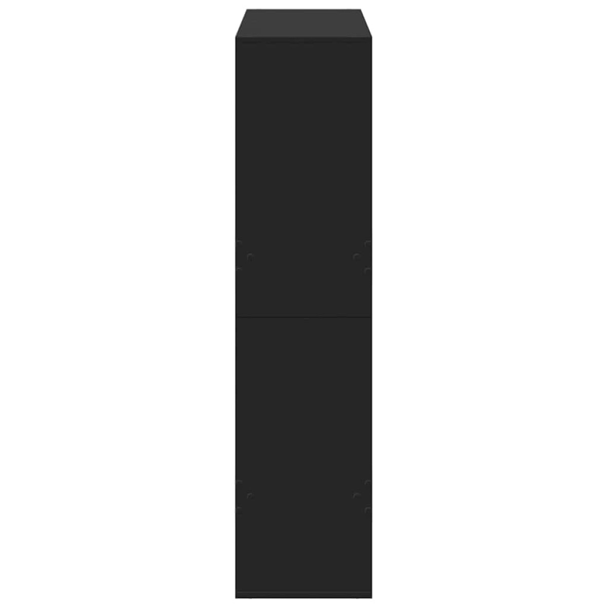 vidaXL Βιβλιοθήκη Μαύρη 100x33x135 εκ. από Επεξεργασμένο Ξύλο
