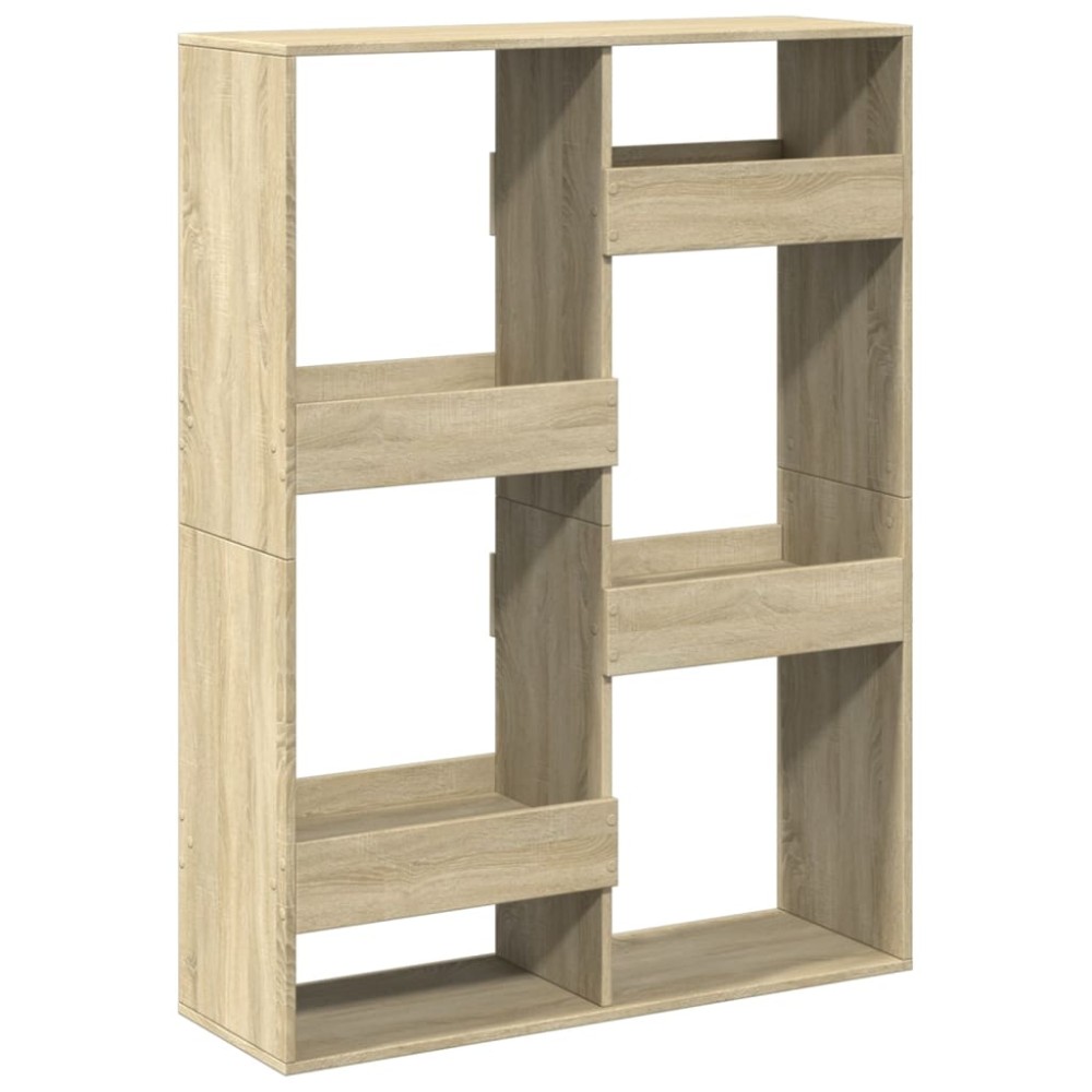 vidaXL Βιβλιοθήκη Sonoma Δρυς 100x33x135 εκ. από Επεξεργασμένο Ξύλο