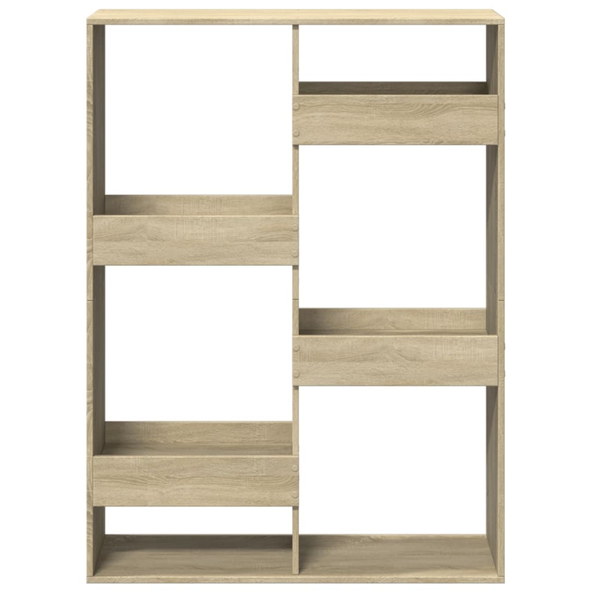 vidaXL Βιβλιοθήκη Sonoma Δρυς 100x33x135 εκ. από Επεξεργασμένο Ξύλο