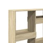 vidaXL Βιβλιοθήκη Sonoma Δρυς 100x33x135 εκ. από Επεξεργασμένο Ξύλο