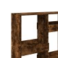 vidaXL Βιβλιοθήκη Καπνιστή Δρυς 100x33x135 εκ. από Επεξεργασμένο Ξύλο