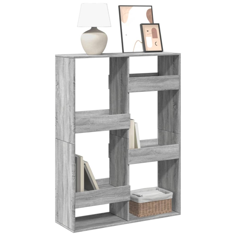 vidaXL Βιβλιοθήκη Γκρι Sonoma 100x33x135 εκ. από Επεξεργασμένο Ξύλο