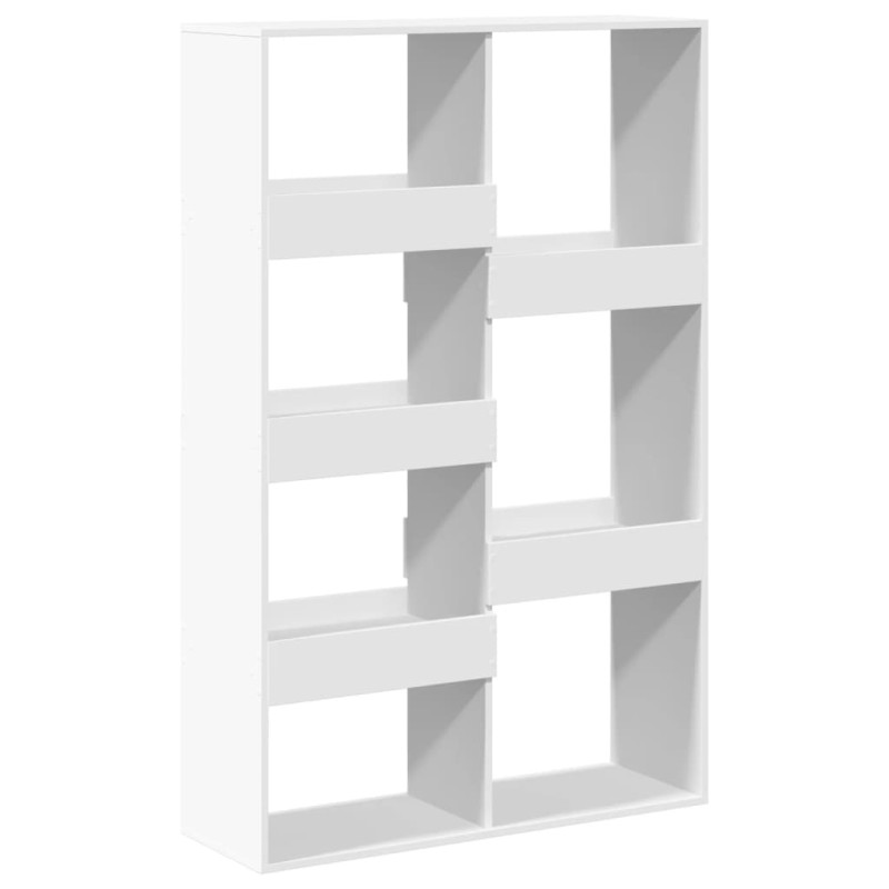 vidaXL Βιβλιοθήκη Λευκή 100x33x155,5 εκ. από Επεξεργασμένο Ξύλο