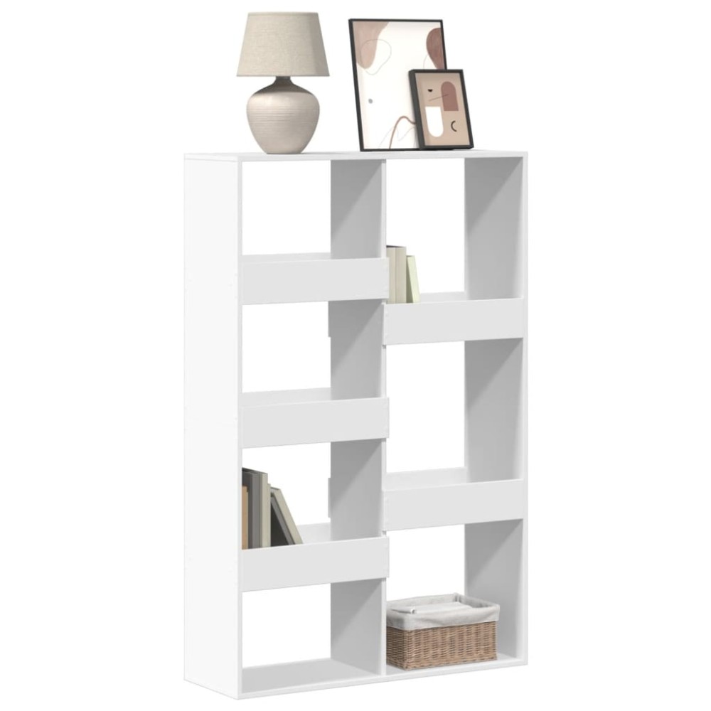 vidaXL Βιβλιοθήκη Λευκή 100x33x155,5 εκ. από Επεξεργασμένο Ξύλο
