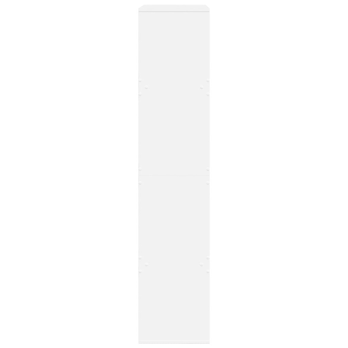 vidaXL Βιβλιοθήκη Λευκή 100x33x155,5 εκ. από Επεξεργασμένο Ξύλο