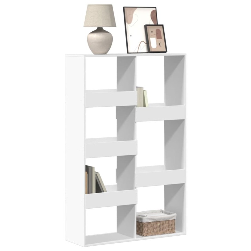 vidaXL Βιβλιοθήκη Λευκή 100x33x155,5 εκ. από Επεξεργασμένο Ξύλο