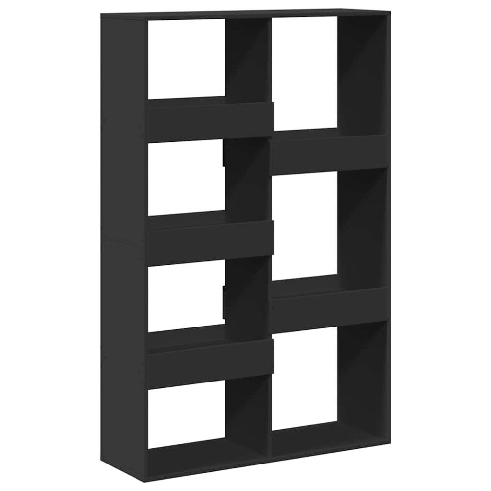 vidaXL Βιβλιοθήκη Μαύρη 100x33x155,5 εκ. από Επεξεργασμένο Ξύλο
