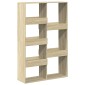 vidaXL Βιβλιοθήκη Sonoma Δρυς 100x33x155,5 εκ. από Επεξεργασμένο Ξύλο