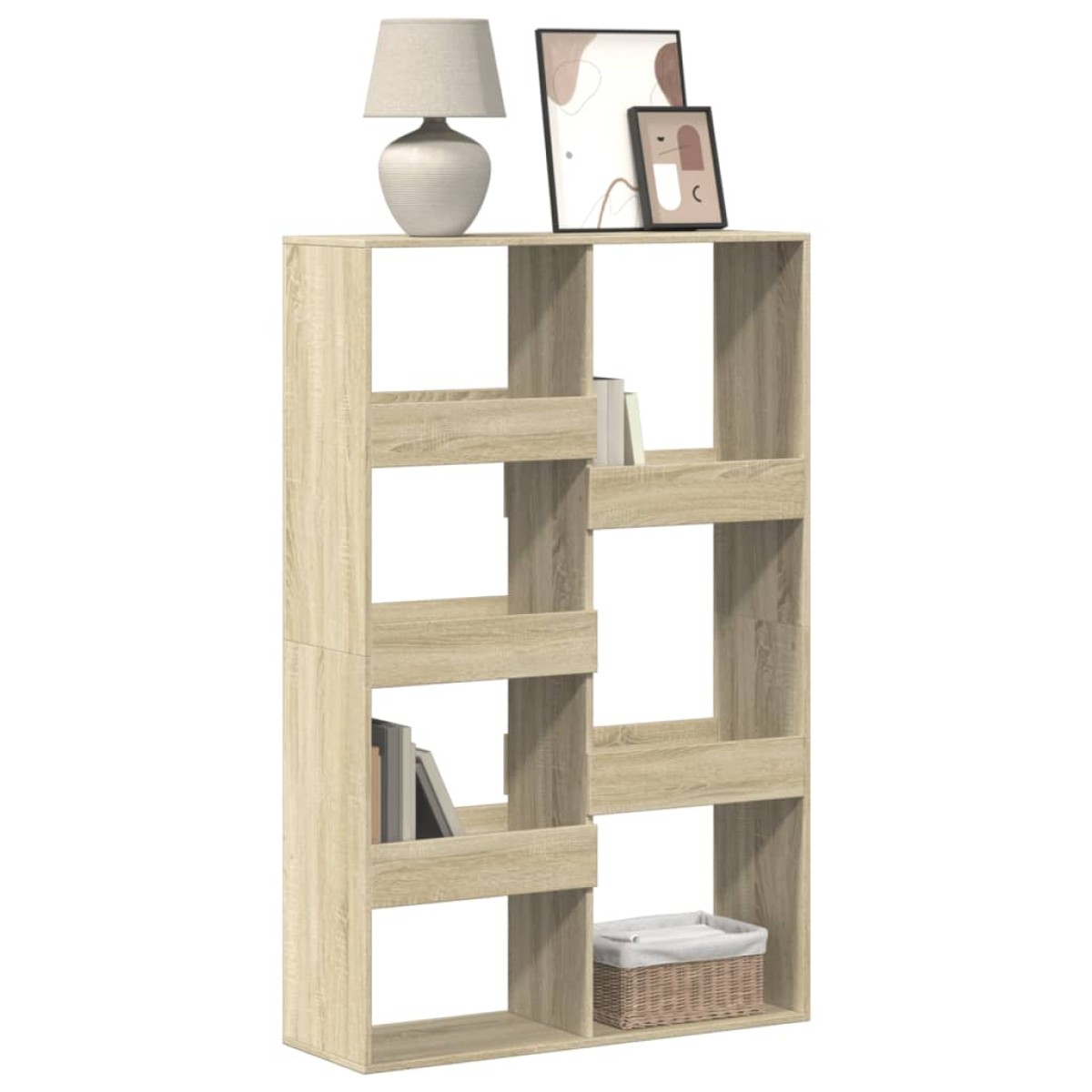vidaXL Βιβλιοθήκη Sonoma Δρυς 100x33x155,5 εκ. από Επεξεργασμένο Ξύλο