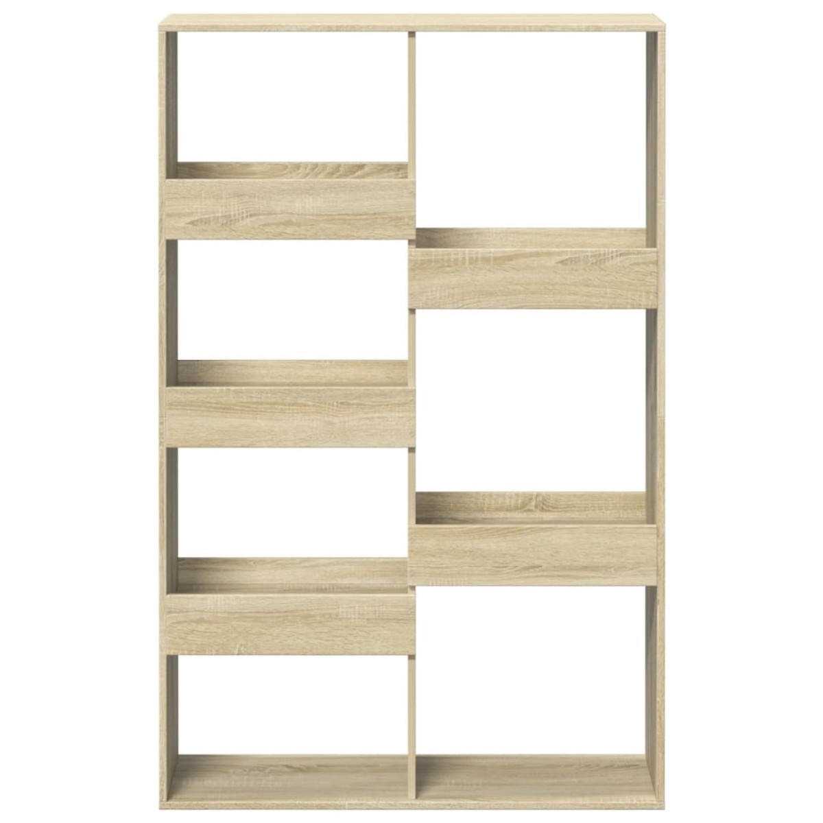 vidaXL Βιβλιοθήκη Sonoma Δρυς 100x33x155,5 εκ. από Επεξεργασμένο Ξύλο