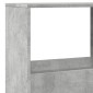 vidaXL Βιβλιοθήκη Γκρι Σκυροδέματος 100x33x155,5 εκ. Επεξεργ. Ξύλο