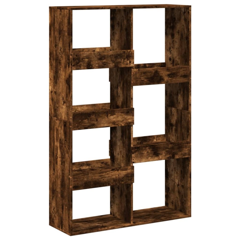 vidaXL Βιβλιοθήκη Καπνιστή Δρυς 100x33x155,5 εκ. Επεξεργασμένο Ξύλο
