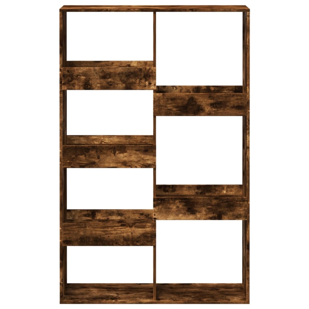 vidaXL Βιβλιοθήκη Καπνιστή Δρυς 100x33x155,5 εκ. Επεξεργασμένο Ξύλο