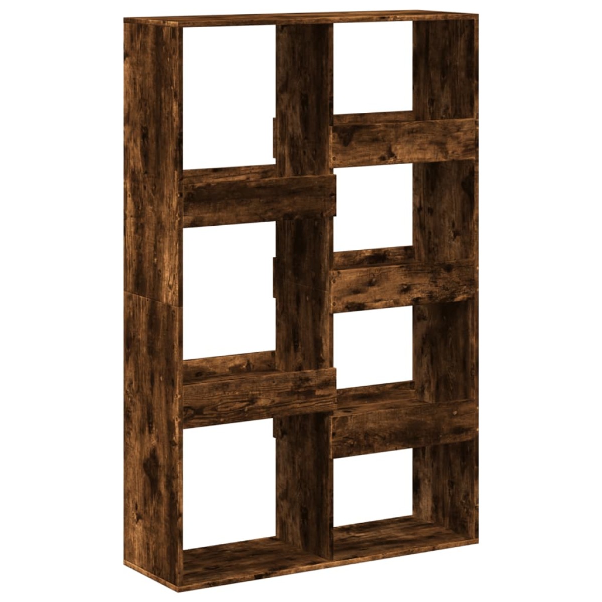 vidaXL Βιβλιοθήκη Καπνιστή Δρυς 100x33x155,5 εκ. Επεξεργασμένο Ξύλο