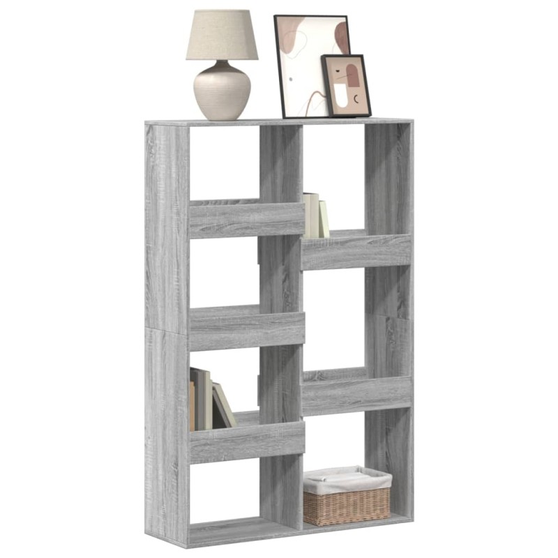 vidaXL Βιβλιοθήκη Γκρι Sonoma 100x33x155,5 εκ. από Επεξεργ. Ξύλο