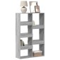 vidaXL Βιβλιοθήκη Γκρι Sonoma 100x33x155,5 εκ. από Επεξεργ. Ξύλο