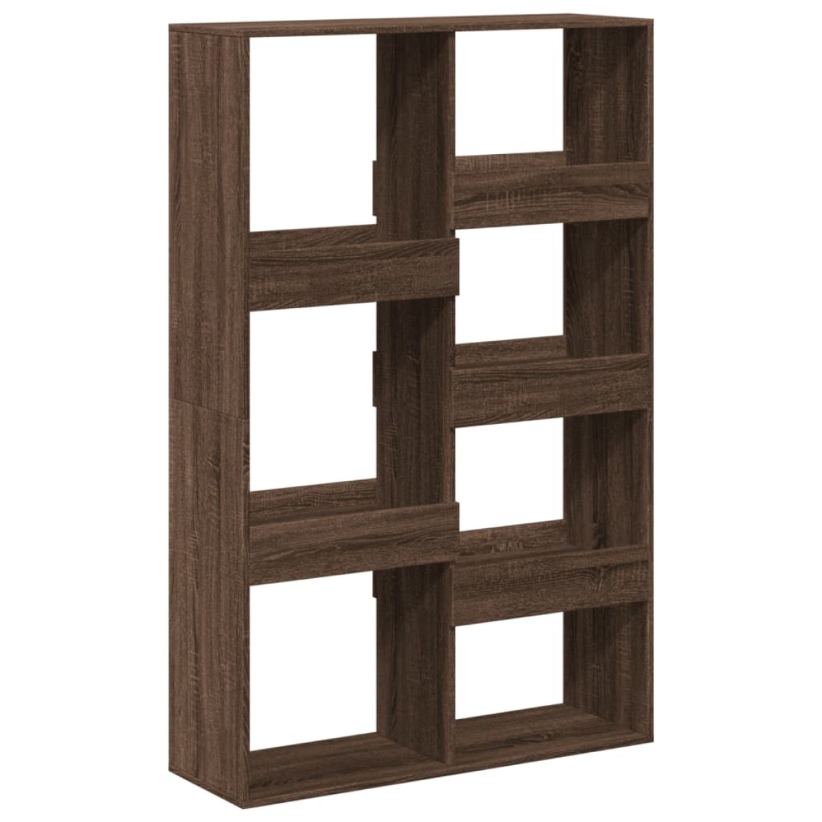 vidaXL Βιβλιοθήκη Καφέ Δρυς 100x33x155,5 εκ. από Επεξεργασμένο Ξύλο