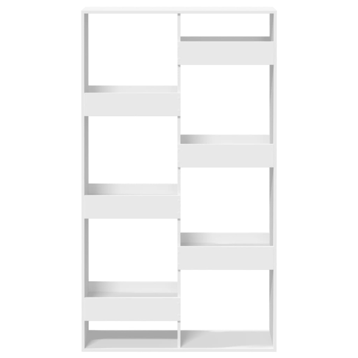 vidaXL Βιβλιοθήκη Λευκή 100x33x175 εκ. από Επεξεργασμένο Ξύλο