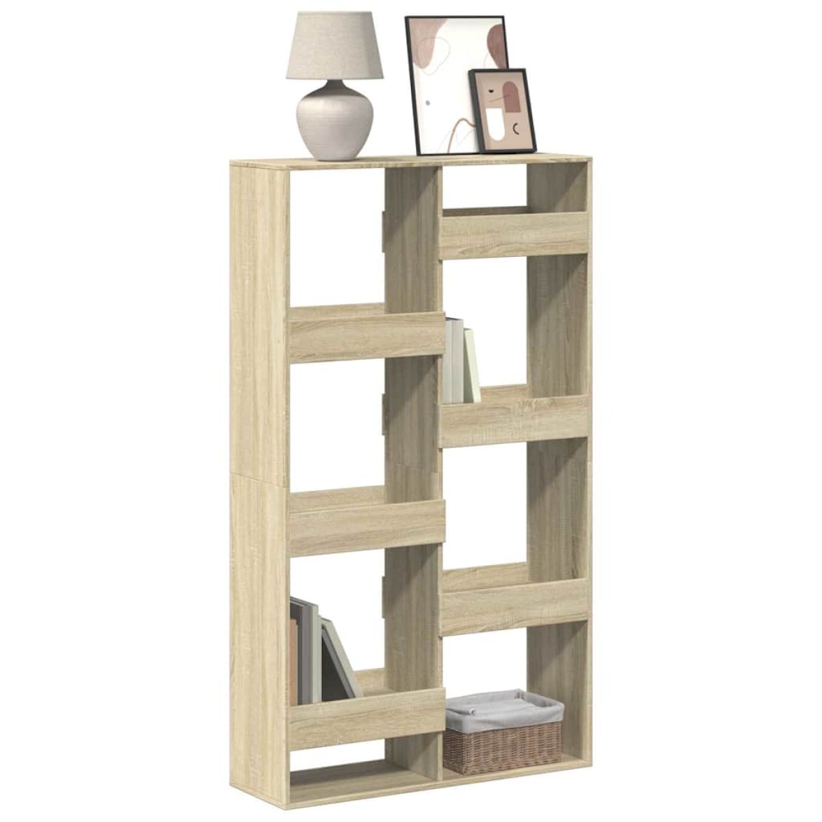 vidaXL Βιβλιοθήκη Sonoma Δρυς 100x33x175 εκ. από Επεξεργασμένο Ξύλο