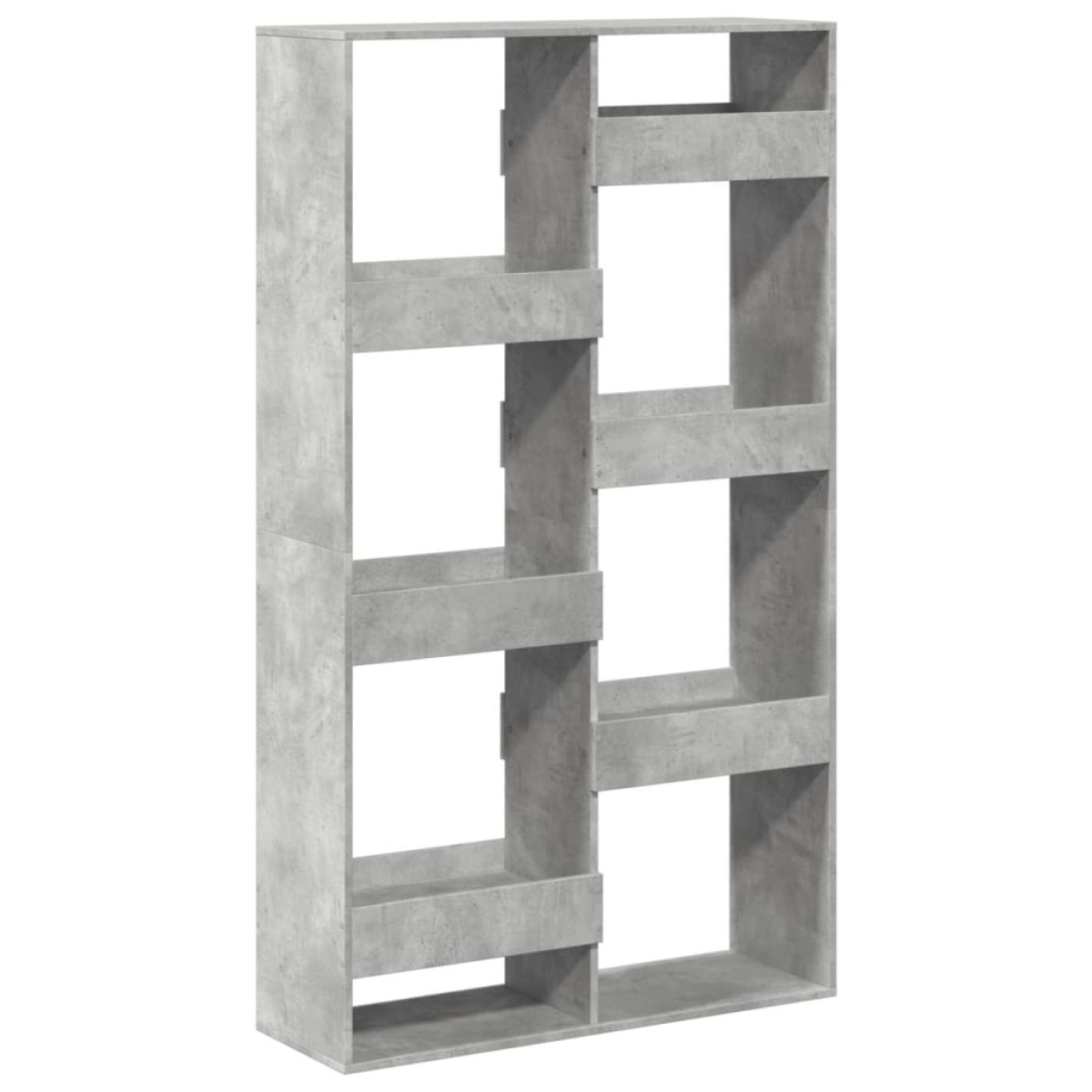 vidaXL Βιβλιοθήκη Γκρι Σκυροδέματος 100x33x175 εκ. Επεξεργ. Ξύλο