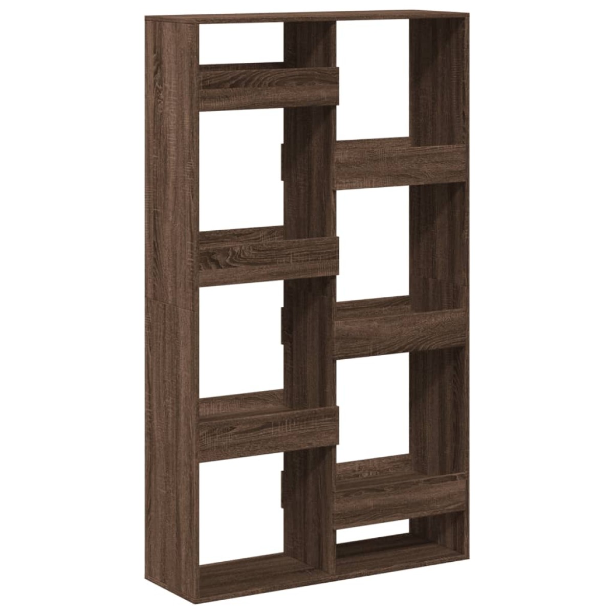 vidaXL Βιβλιοθήκη Καφέ Δρυς 100x33x175 εκ. από Επεξεργασμένο Ξύλο