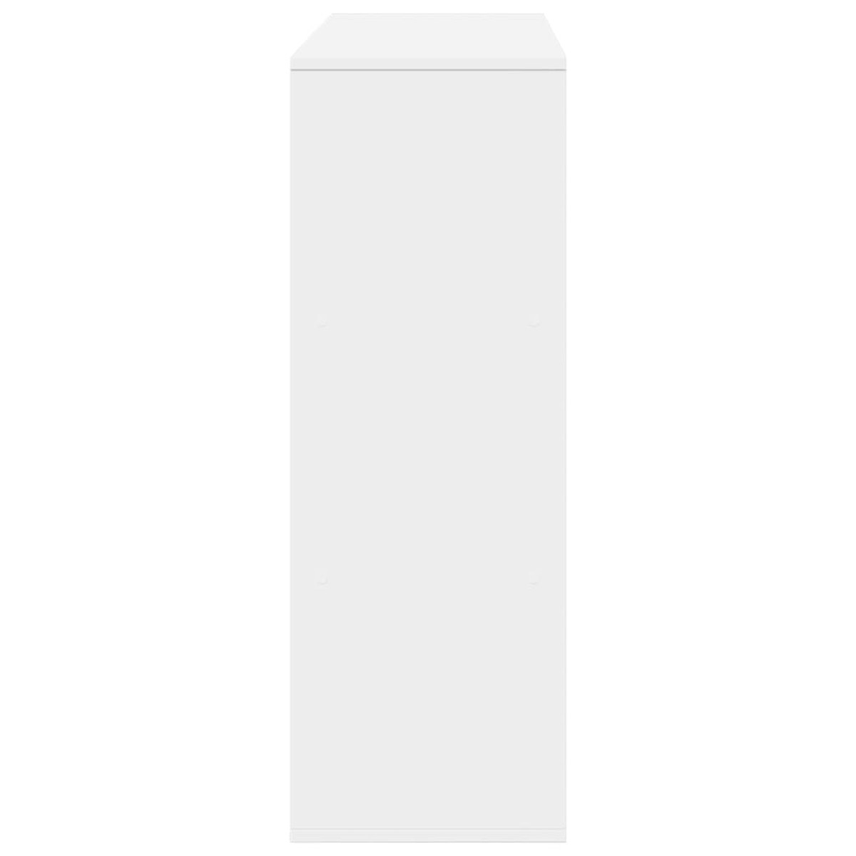 vidaXL Διαχωριστικό Χώρου-Βιβλιοθήκη Λευκό 100x33x94,5 εκ. Επεξ. Ξύλο