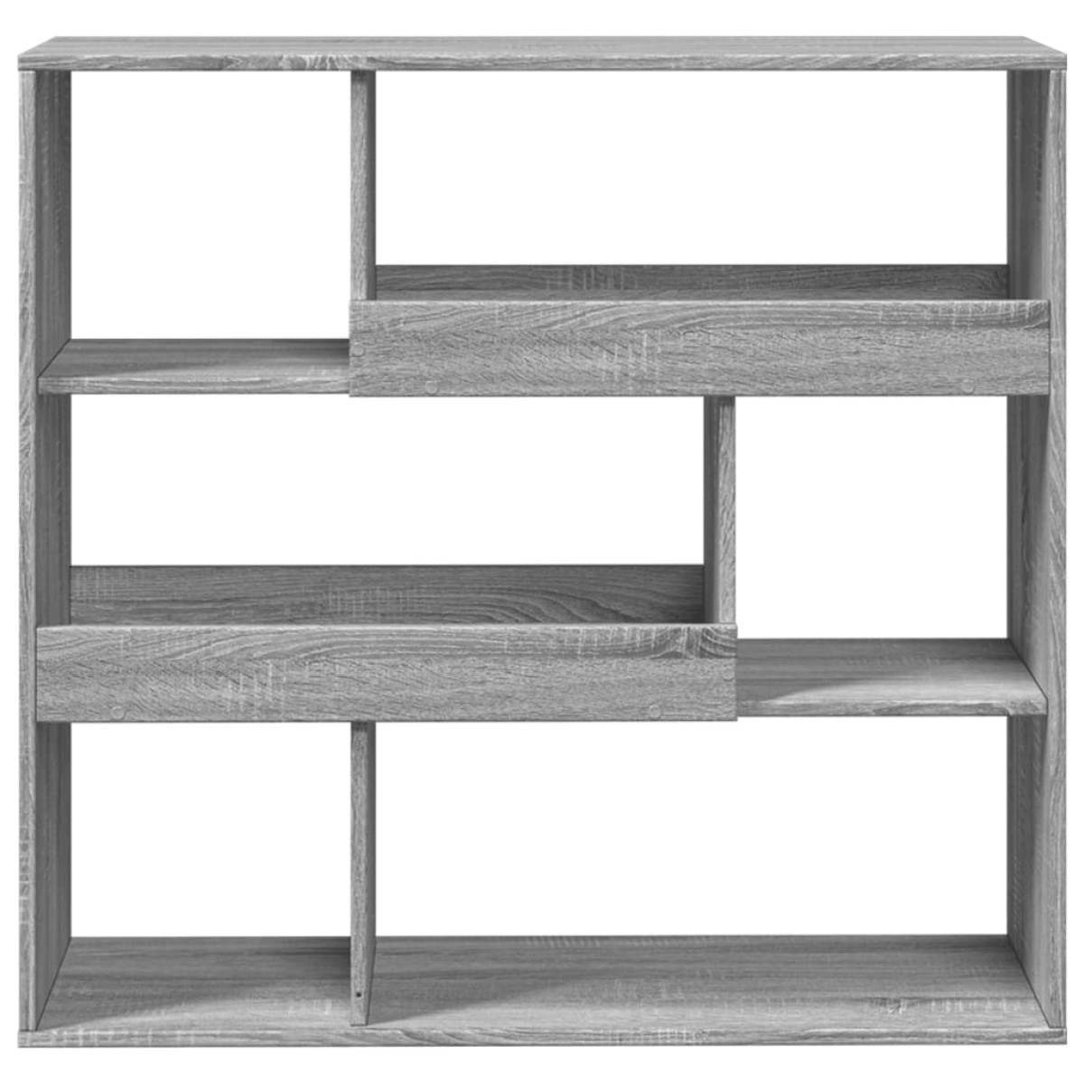 vidaXL Βιβλιοθήκη/Διαχωριστικό Χώρου Γκρι 100x33x94,5 εκ. Επεξ. Ξύλο