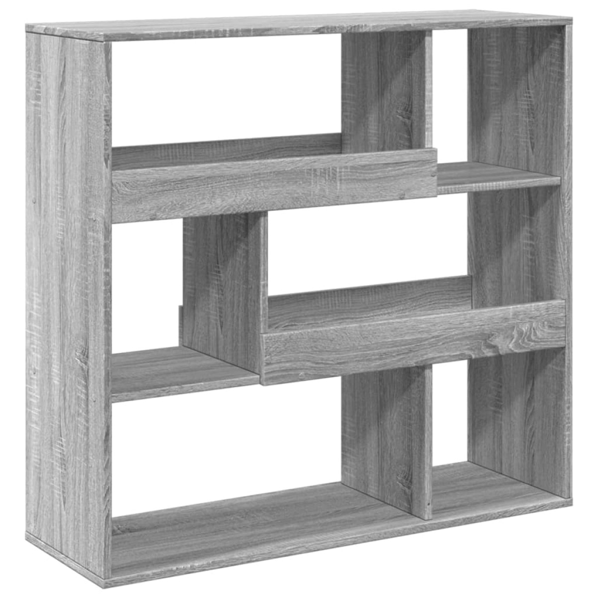 vidaXL Βιβλιοθήκη/Διαχωριστικό Χώρου Γκρι 100x33x94,5 εκ. Επεξ. Ξύλο
